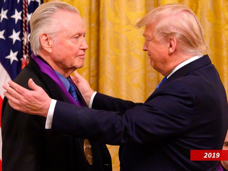 jon voight and donld trump getty