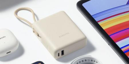 شاومي تطلق جهاز باور بانك جديد بقوة 165 واط مع كابل USB-C مدمج وإصدار أصغر بقدرة 33 واط - عرب فايف