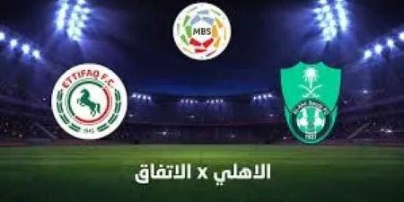 بث مباشر وبدون تقطيع ...مشاهدة مباراة الأهلي والإتفاق في الدوري السعودي - عرب فايف