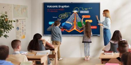 سامسونج تدمج الذكاء الاصطناعي وأندرويد في شاشاتها التفاعلية المخصصة للتعليم - عرب فايف