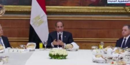 الرئيس السيسي: بناء الدول يحتاج جهدا وتضحية وعملا وإخلاصا وتوفيقا - عرب فايف