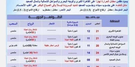 بسبب هذه الظاهرة.. بيان عاجل من الأرصاد بشأن حالة الطقس اليوم الجمعة 31 يناير 2025 - عرب فايف