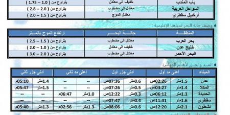 حالة الطقس ودرجات الحرارة في اليمن اليوم الأربعاء 5 فبراير 2025 - عرب فايف