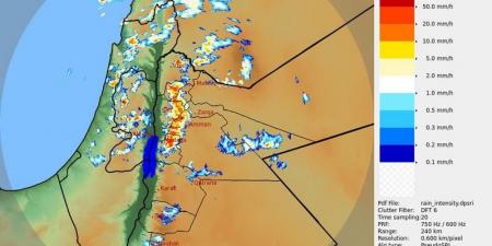 الأرصاد:هطول أمطار غزيرة في أجزاء من محافظات شمال ووسط المملكة في هذه الأثناء - عرب فايف