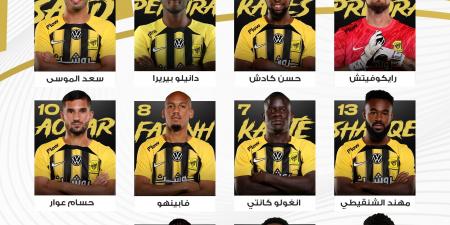 التشكيل الرسمي لمباراة الاتحاد والتعاون في دوري روشن السعودي - عرب فايف