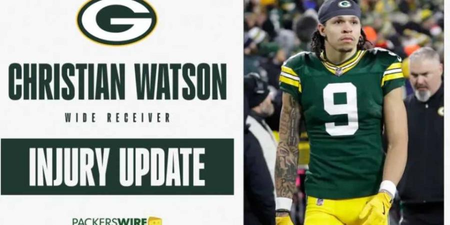 Packers Christian Watson Suffers Knee Injury, Status for Playoffs Uncertain - عرب فايف