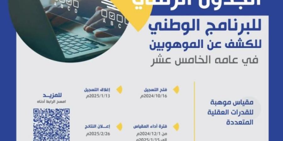 تعليم مكة يدعو الطلبة إلى التسجيل في برنامج الكشف عن الموهوبين - عرب فايف