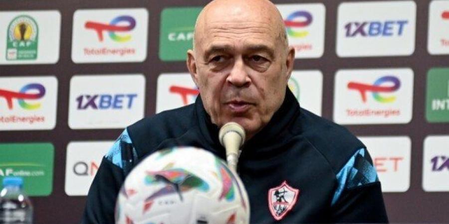 جروس: مباراة بلاك بولز صعبة.. هجوم الزمالك يعاني.. وهذا موقف فتوح وبنتايج - عرب فايف