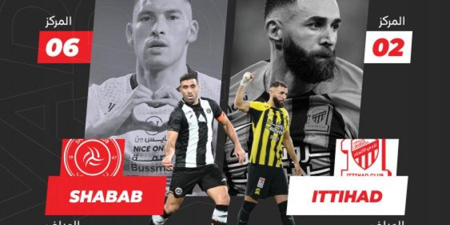 الاتحاد والشباب.. تأكيد التفوق أو معادلة الانتصارات - عرب فايف