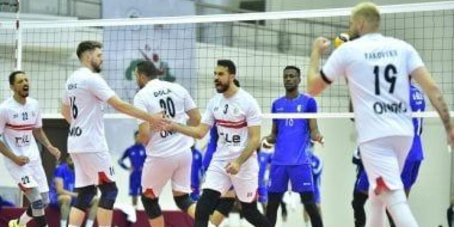 الزمالك يضرب موعدا مع الشرطة القطرى فى البطولة العربية للطائرة - عرب فايف