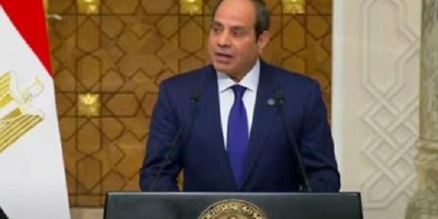 السيسي: الرأي العام المصري والعربي والعالمي يرى أن هناك ظلما تاريخيا وقع علي الشعب الفلسطيني طوال ٧٠ عاما - عرب فايف