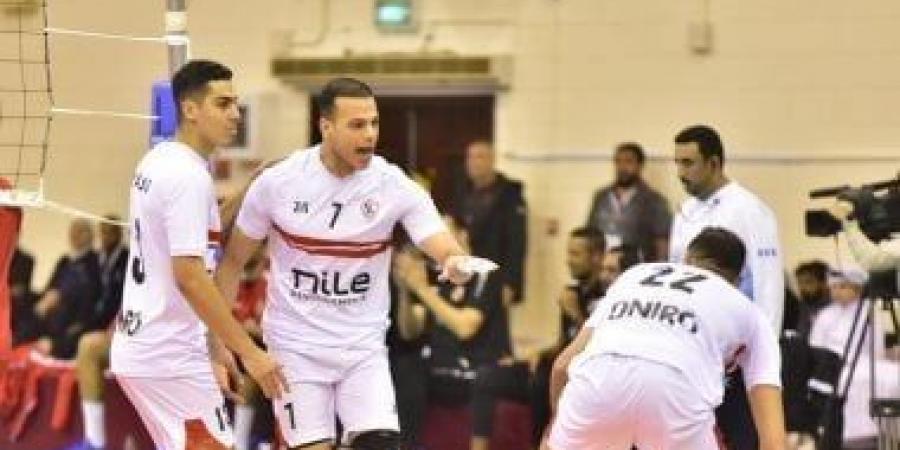 الزمالك يخسر أمام سموحة 3-1 بدورى رجال الطائرة - عرب فايف