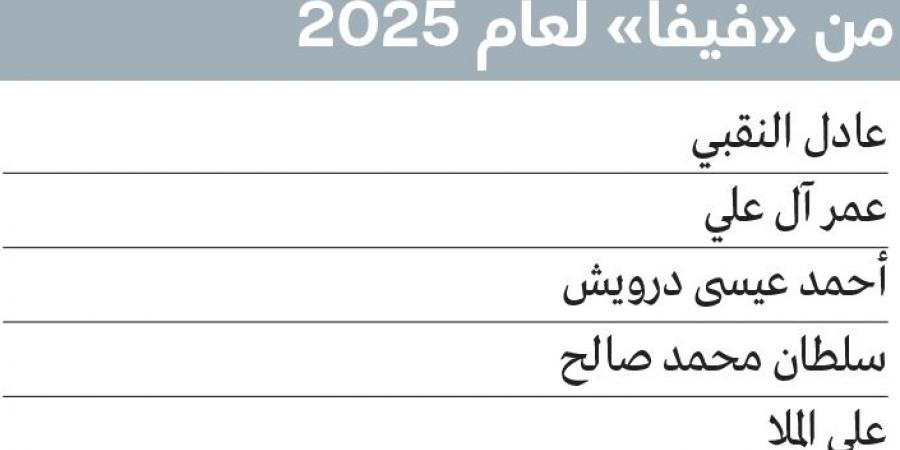 العاجل: لن نتمكّن من ترشيح حكم دولي سابع إلا في الموسم المقبل - عرب فايف