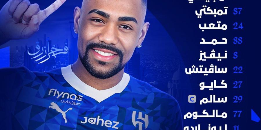 تشكيل الهلال الرسمي ضد الرياض في دوري روشن السعودي - عرب فايف