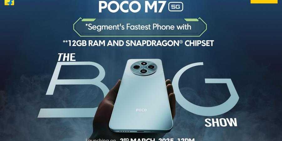 الإعلان عن موعد إطلاق Poco M7 5G مع كشف التصميم والمواصفات والسعر - عرب فايف